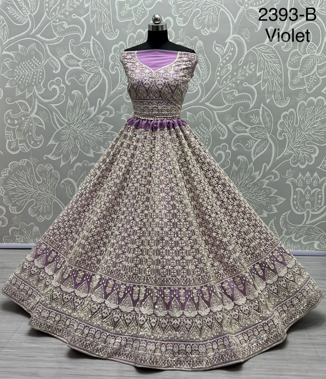 Premium Violet Lehenga Choli - Image 3