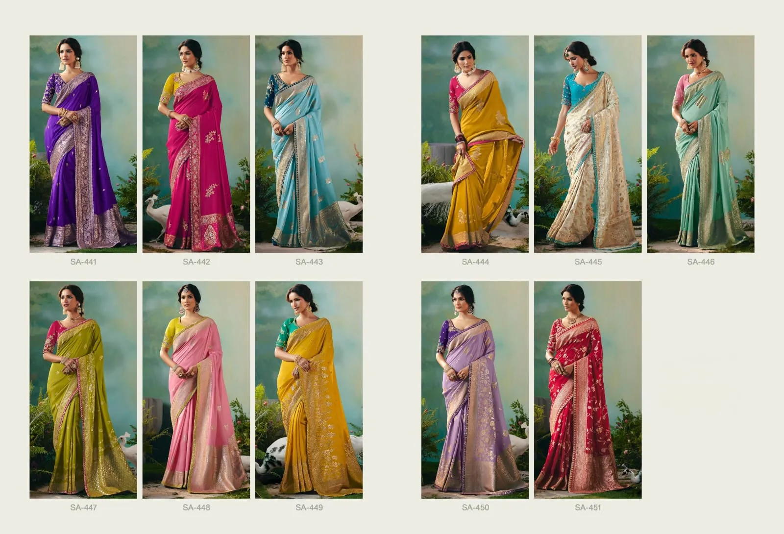 Premium Wedding Saree Design 2025 - Image 10