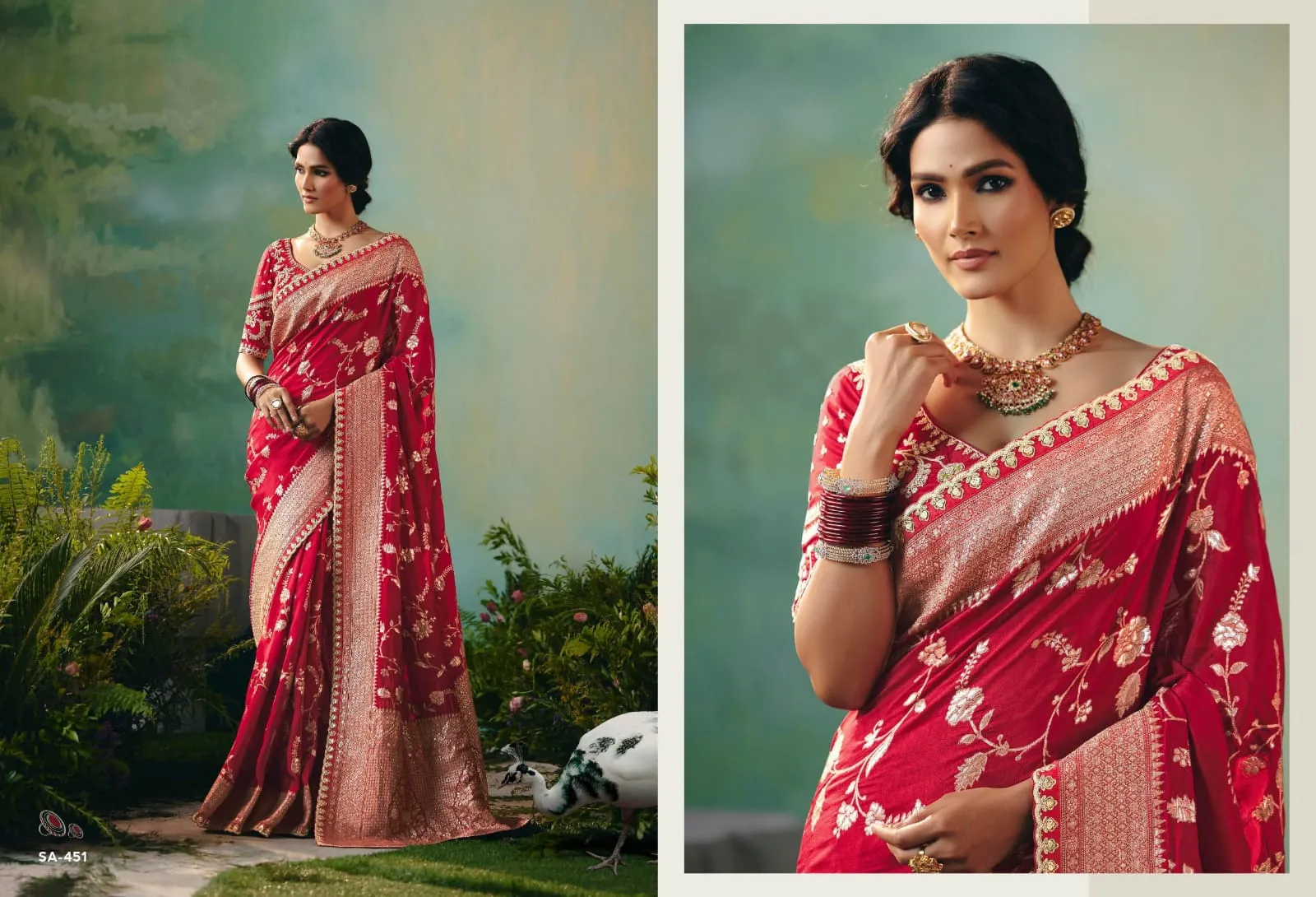 Premium Wedding Saree Design 2025 - Image 12