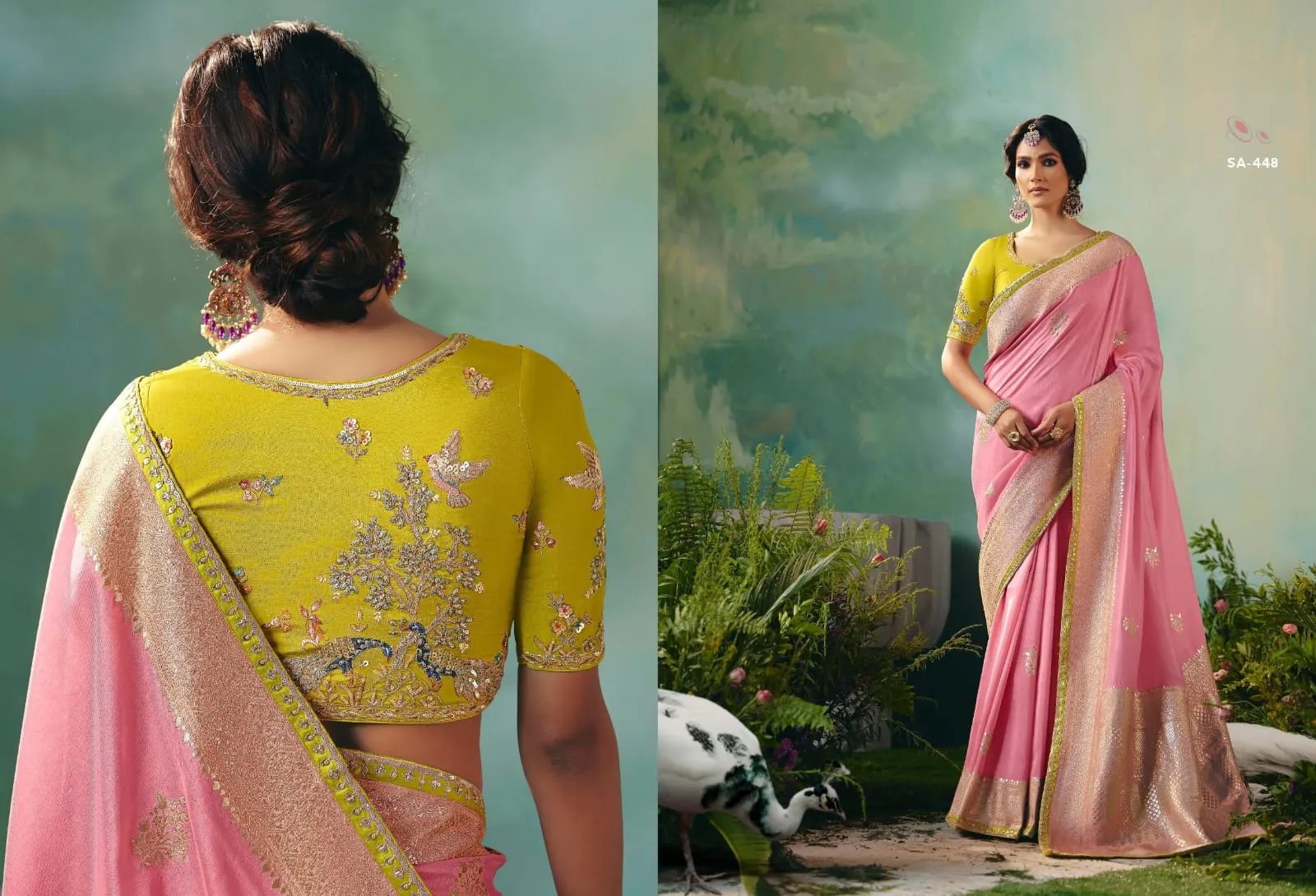 Premium Wedding Saree Design 2025 - Image 15