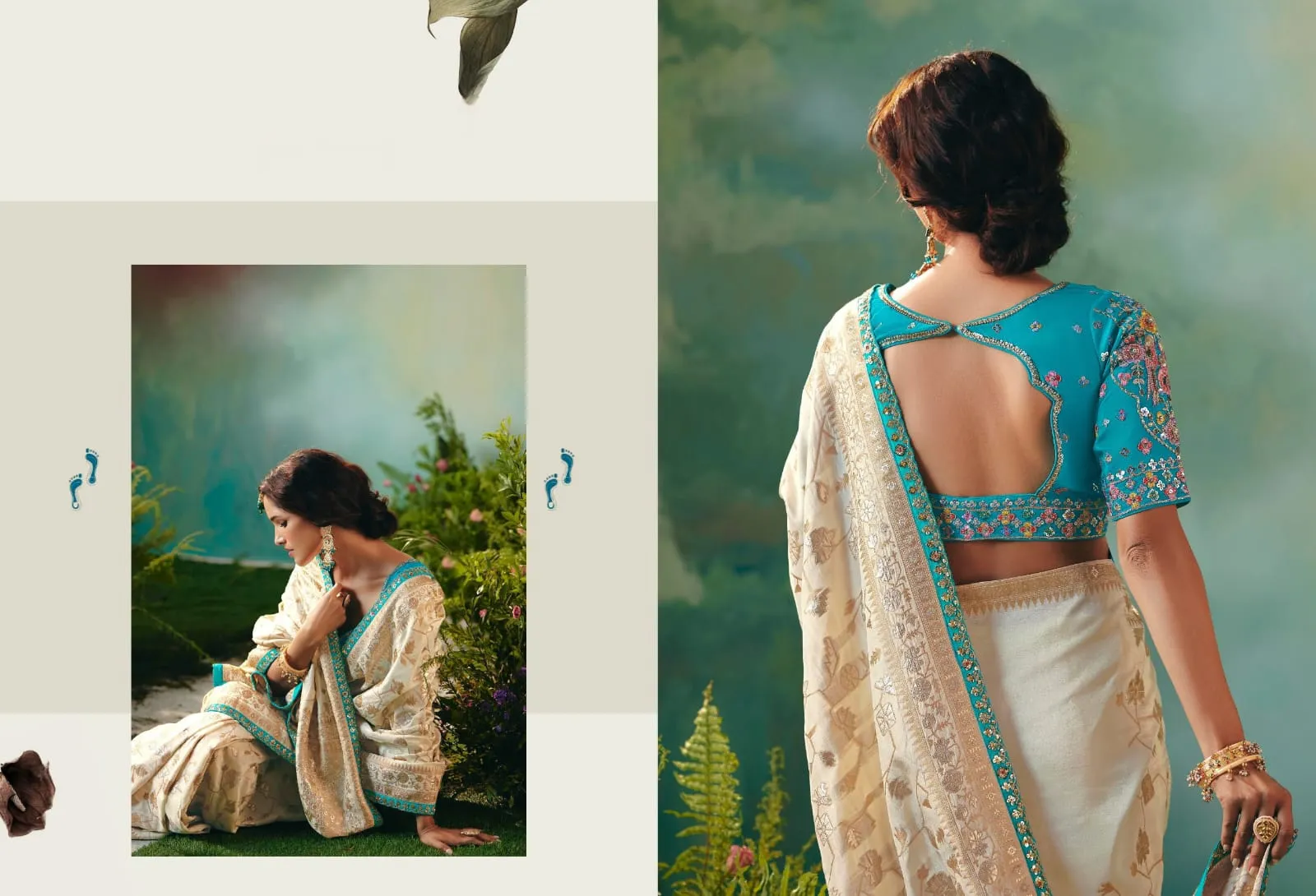 Premium Wedding Saree Design 2025 - Image 4