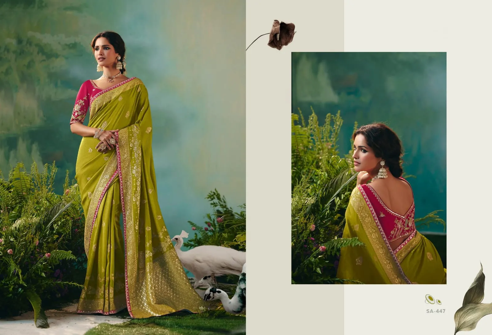 Premium Wedding Saree Design 2025 - Image 6