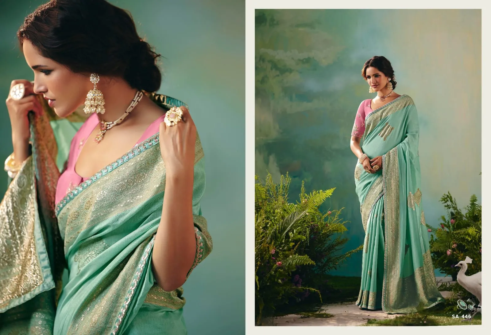 Premium Wedding Saree Design 2025 - Image 8