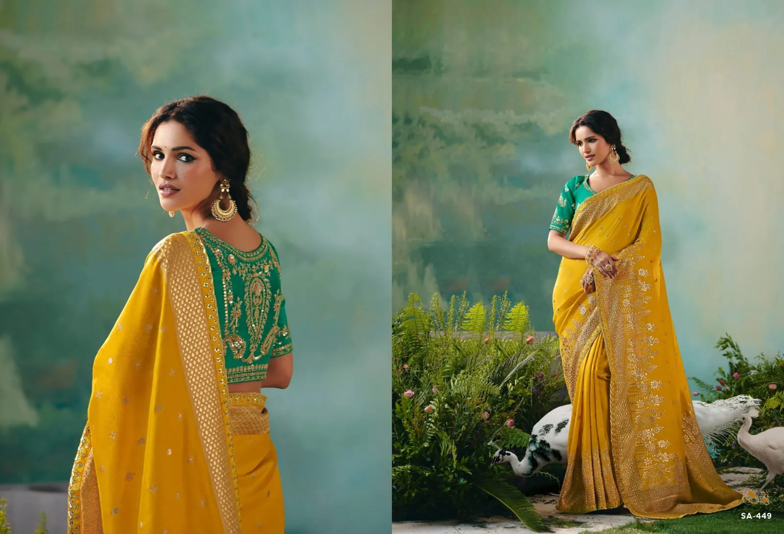 Premium Wedding Saree Design 2025 - Image 9