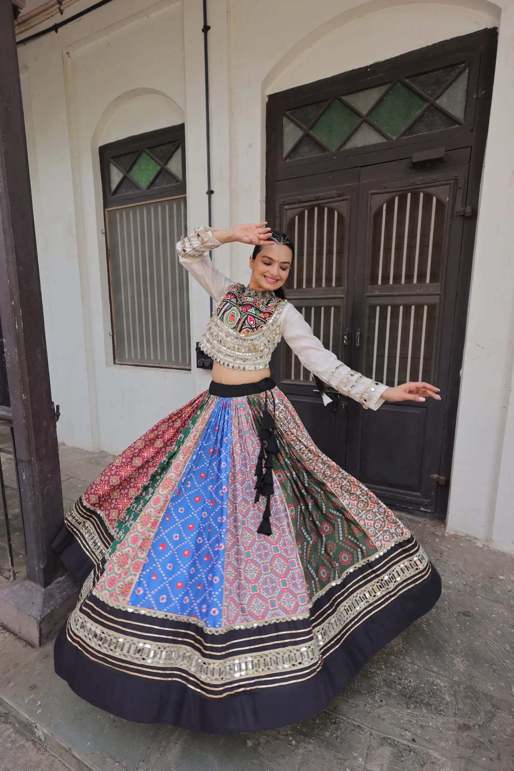 Readymade Multi Color Navratri Chaniya Choli