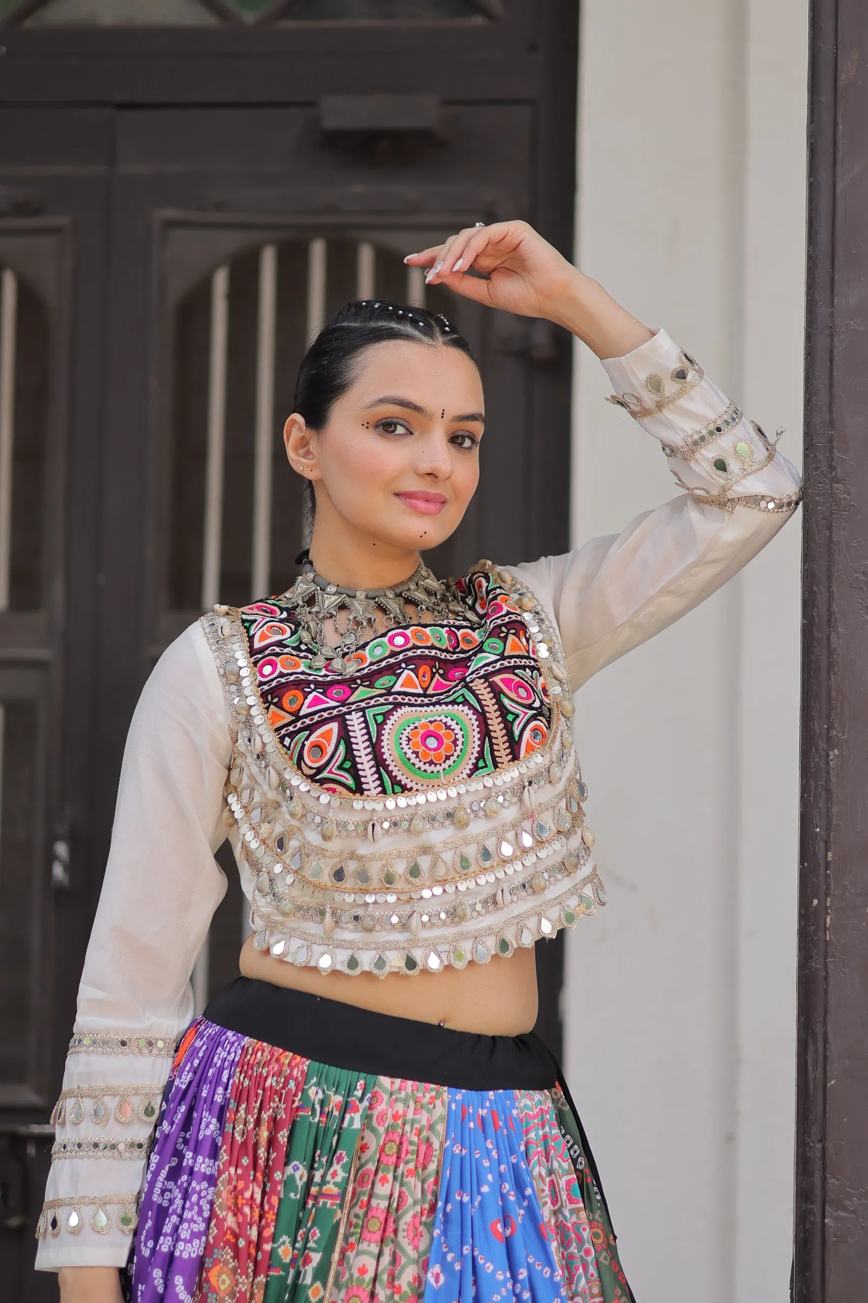 Readymade Multi Color Navratri Chaniya Choli - Image 2