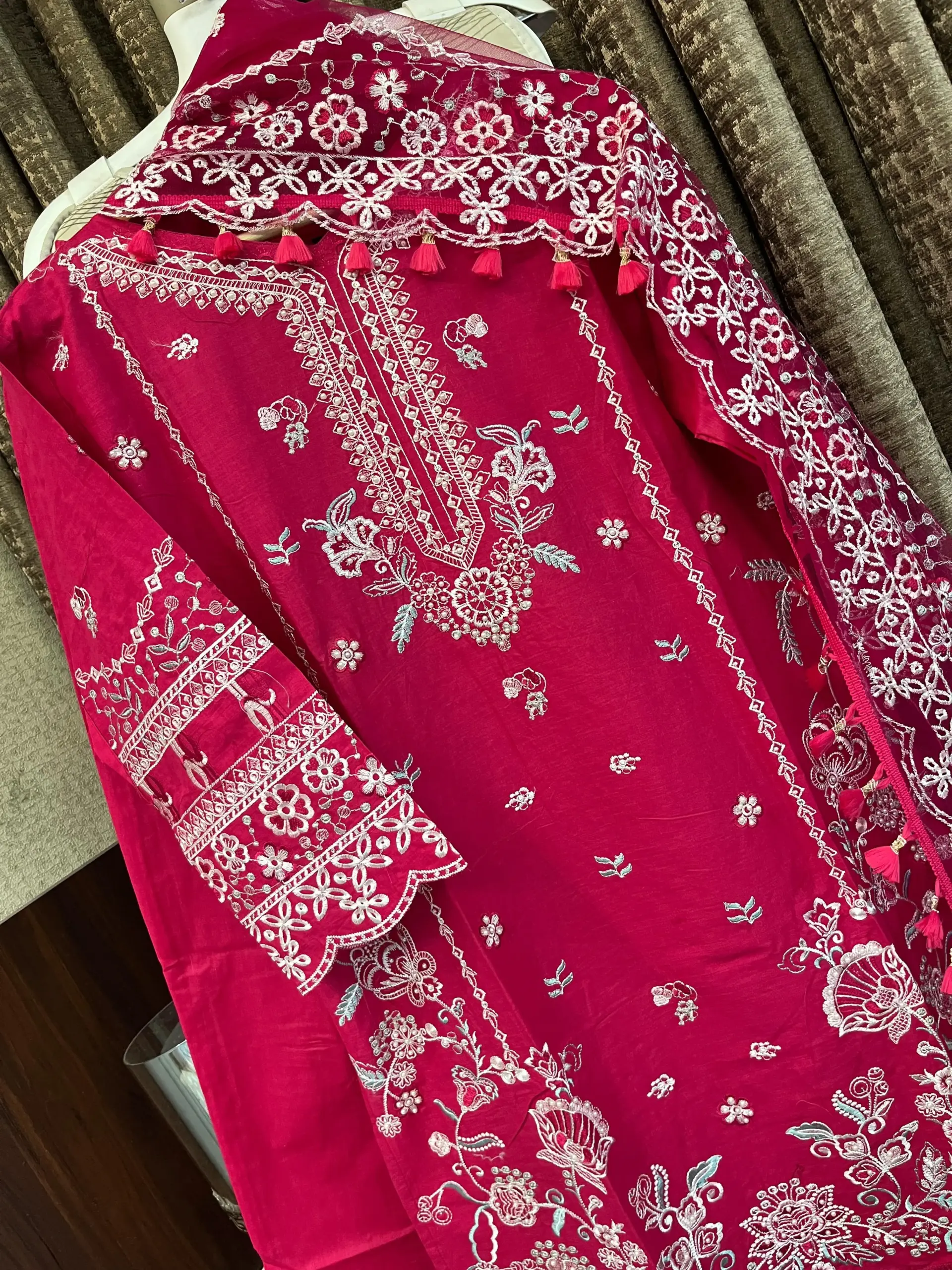 Readymade Pakistani Straight Suit - Image 3