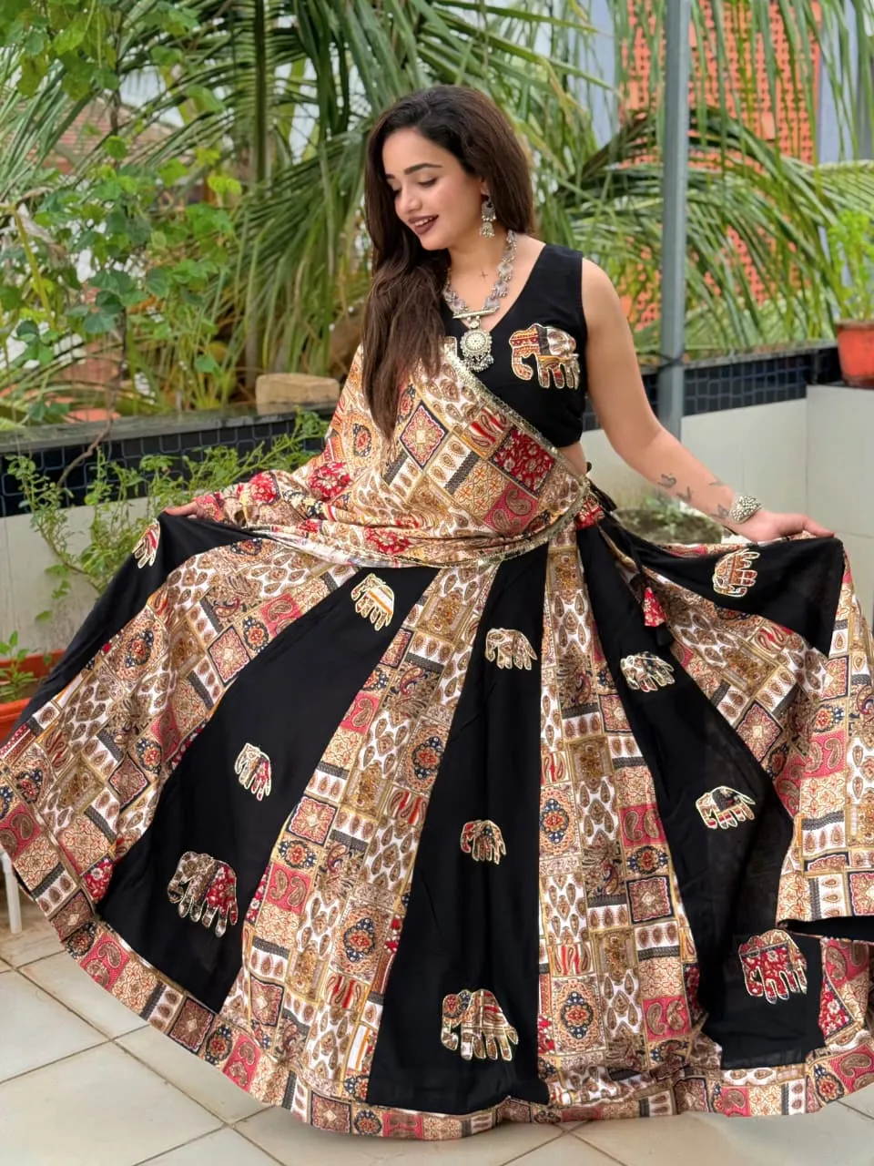 Readymade Printed Chaniya Choli Navratri 2025
