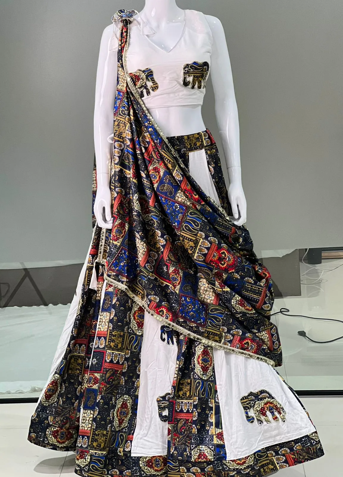 Readymade Printed Chaniya Choli Navratri 2025 - Image 2