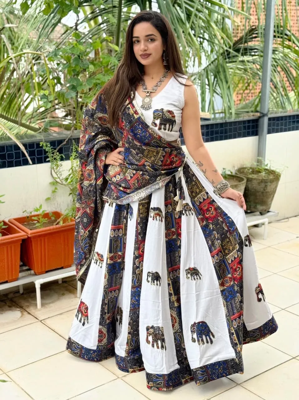 Readymade Printed Chaniya Choli Navratri 2025 - Image 5
