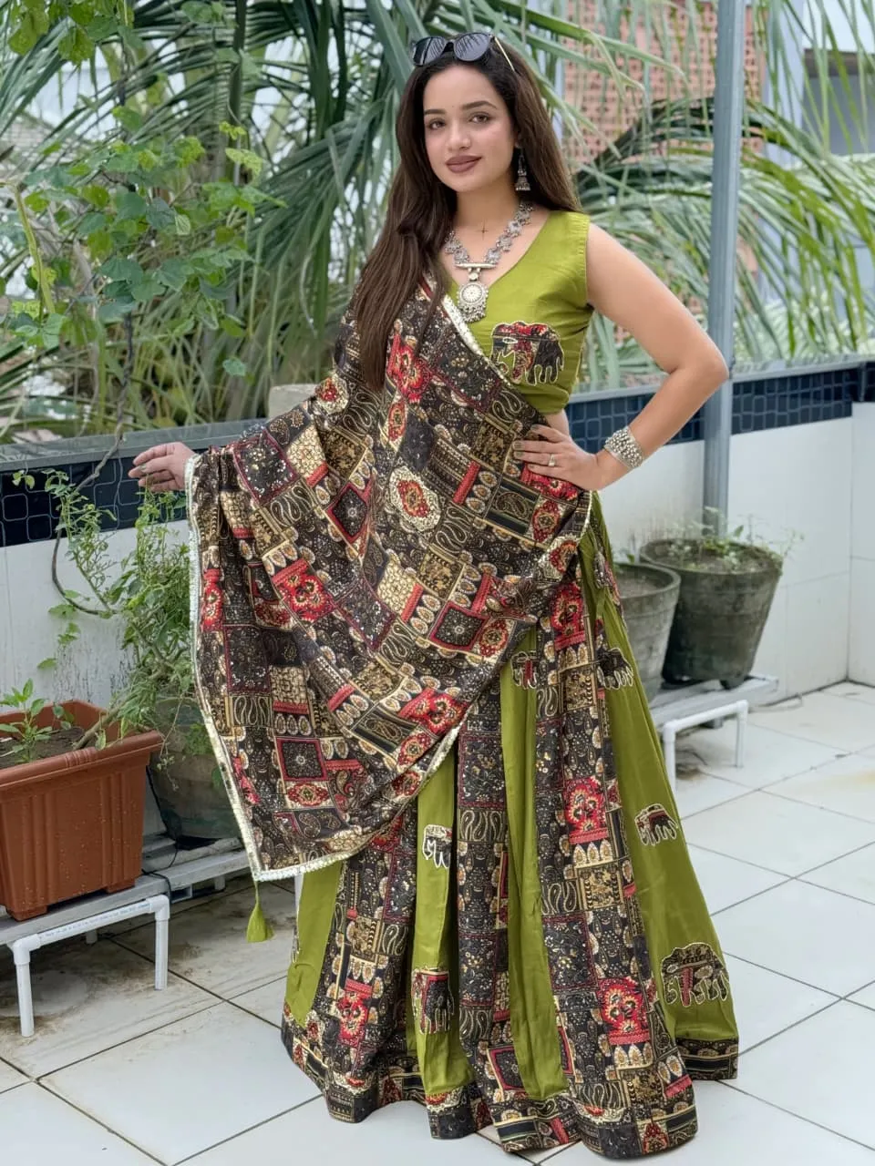 Readymade Printed Chaniya Choli Navratri 2025 - Image 7