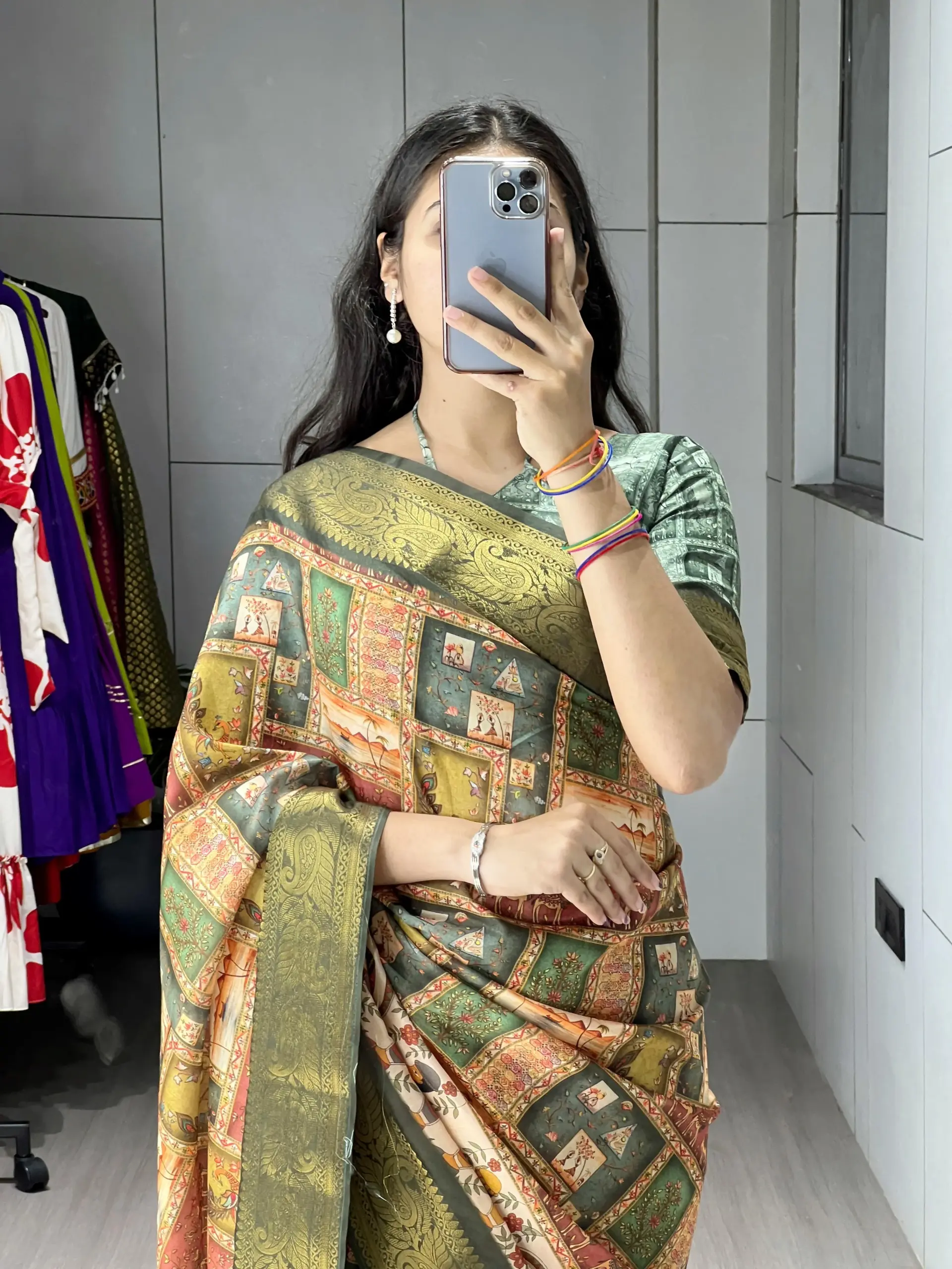 Soft Silk Printed Kalamkari Designs 2025 - Image 4