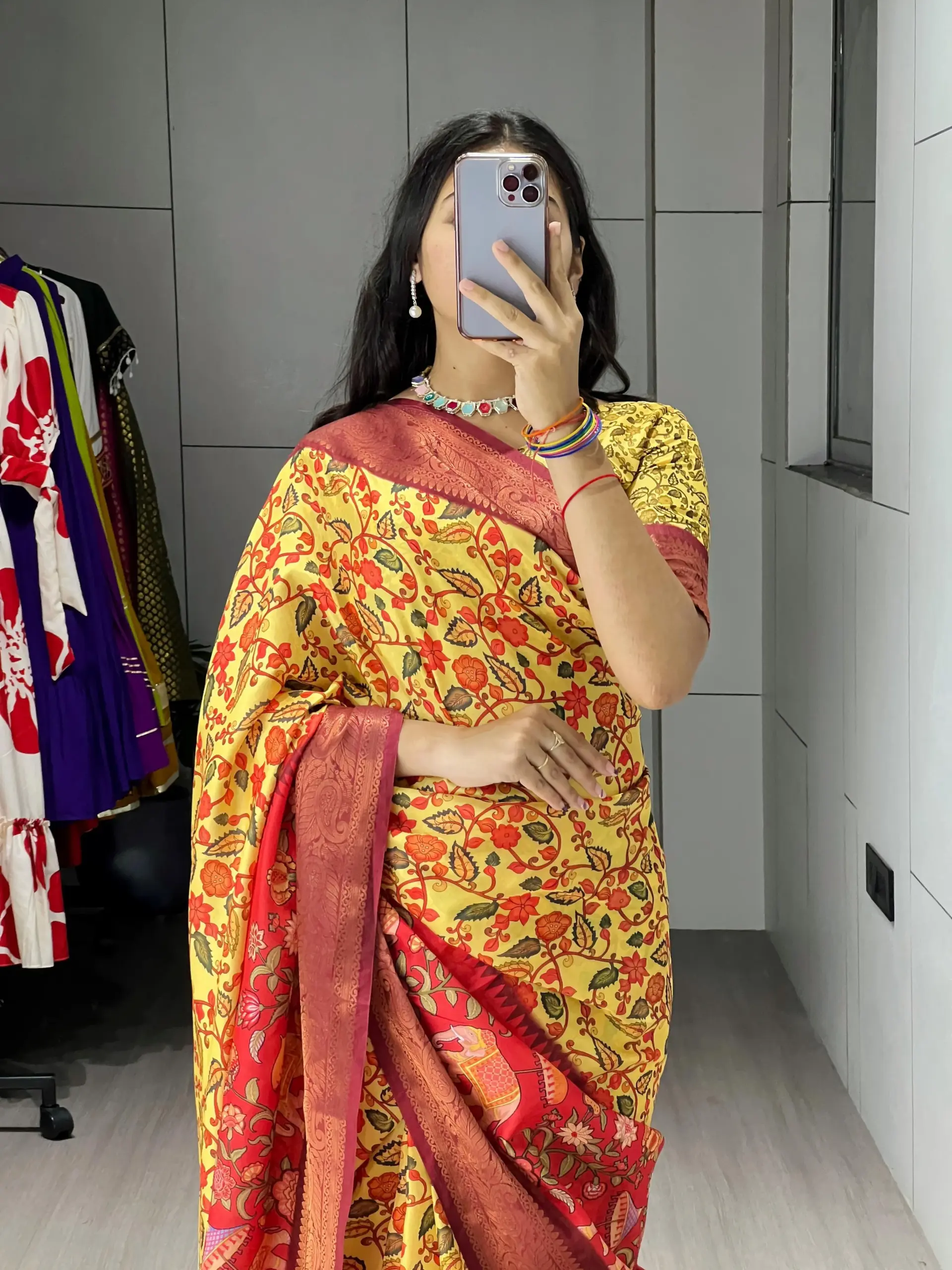 Soft Silk Printed Kalamkari Designs 2025 - Image 8