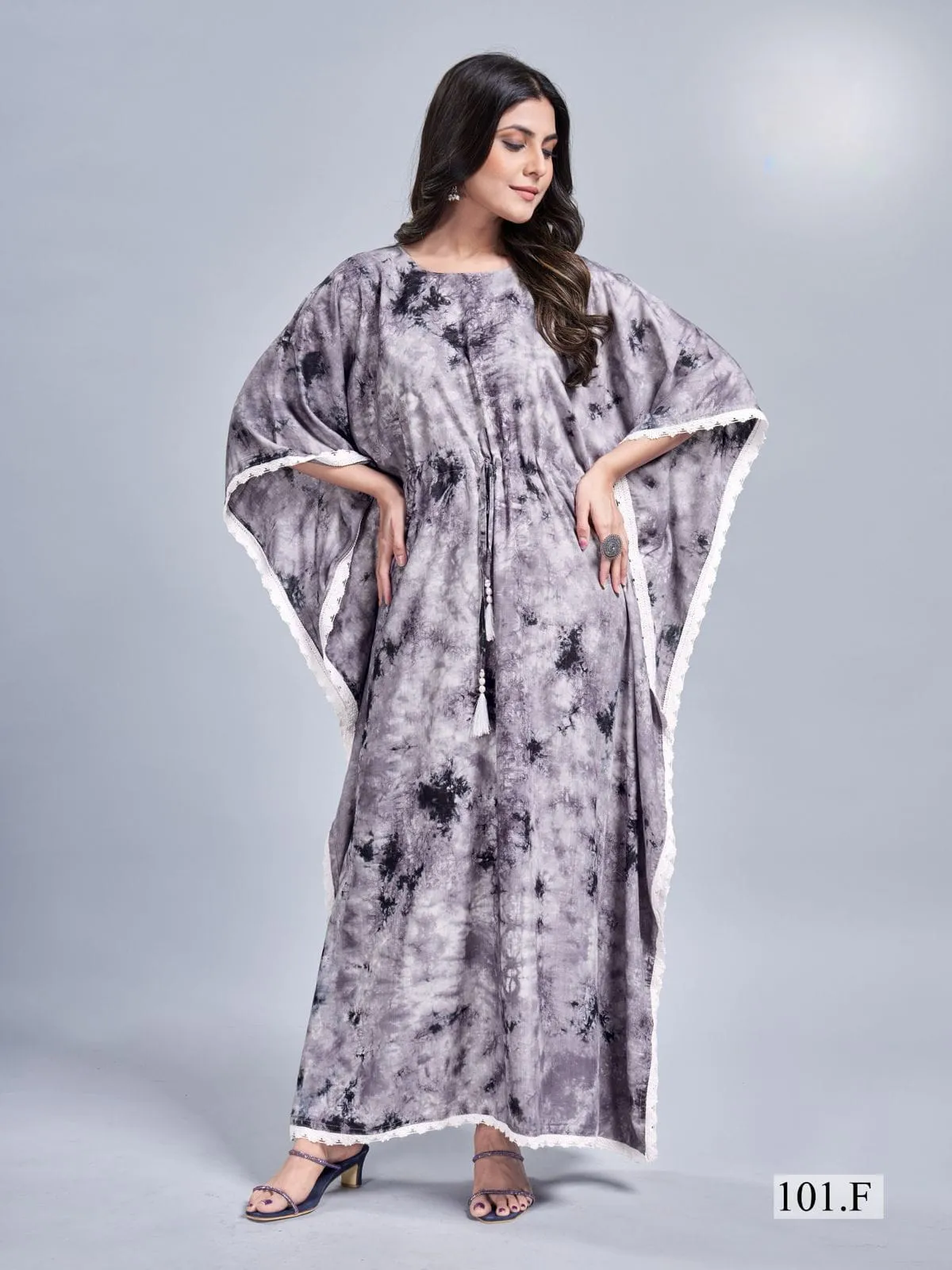 Tie Die Kaftan Dress - Image 2