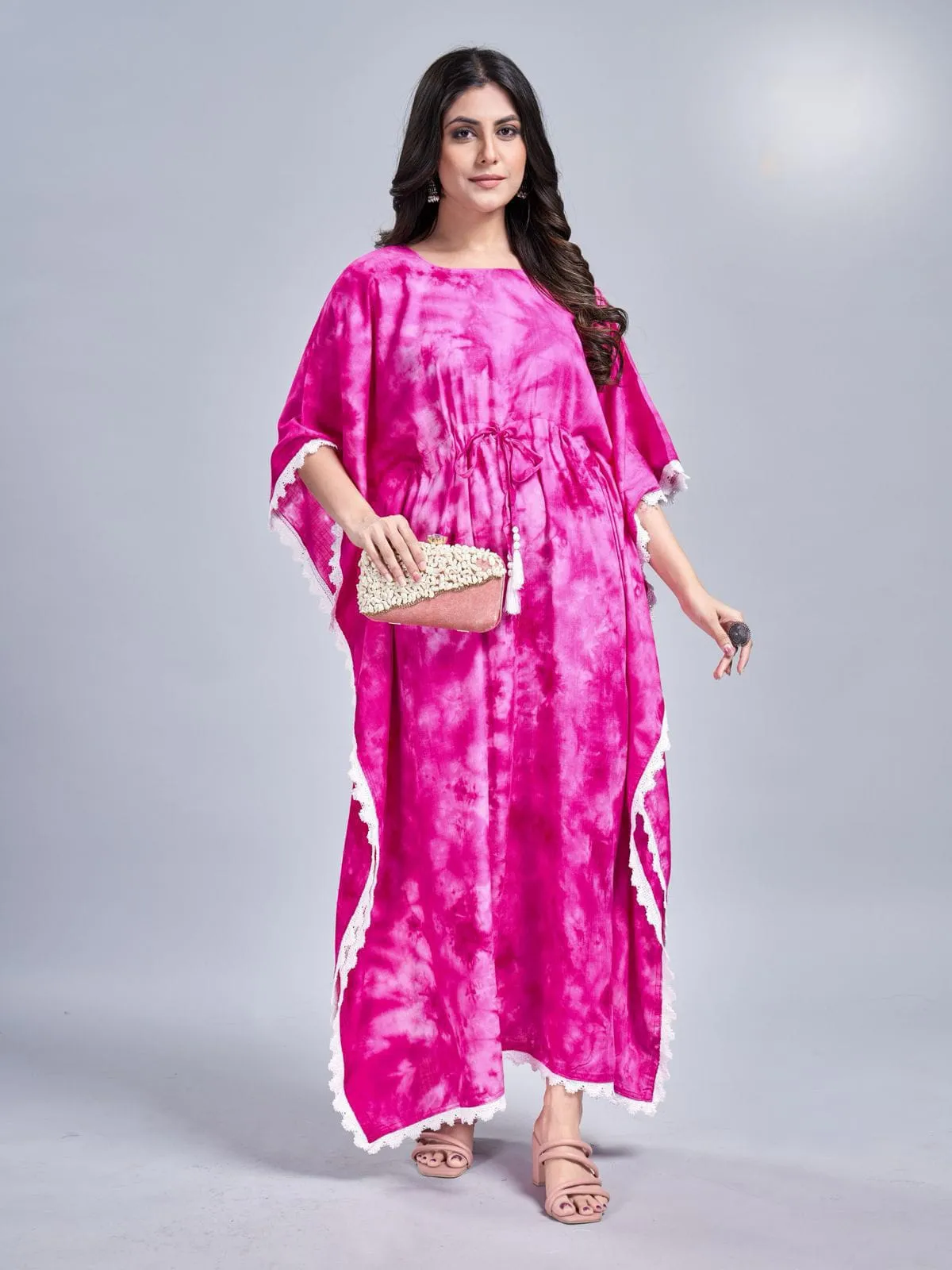 Tie Die Kaftan Dress - Image 3