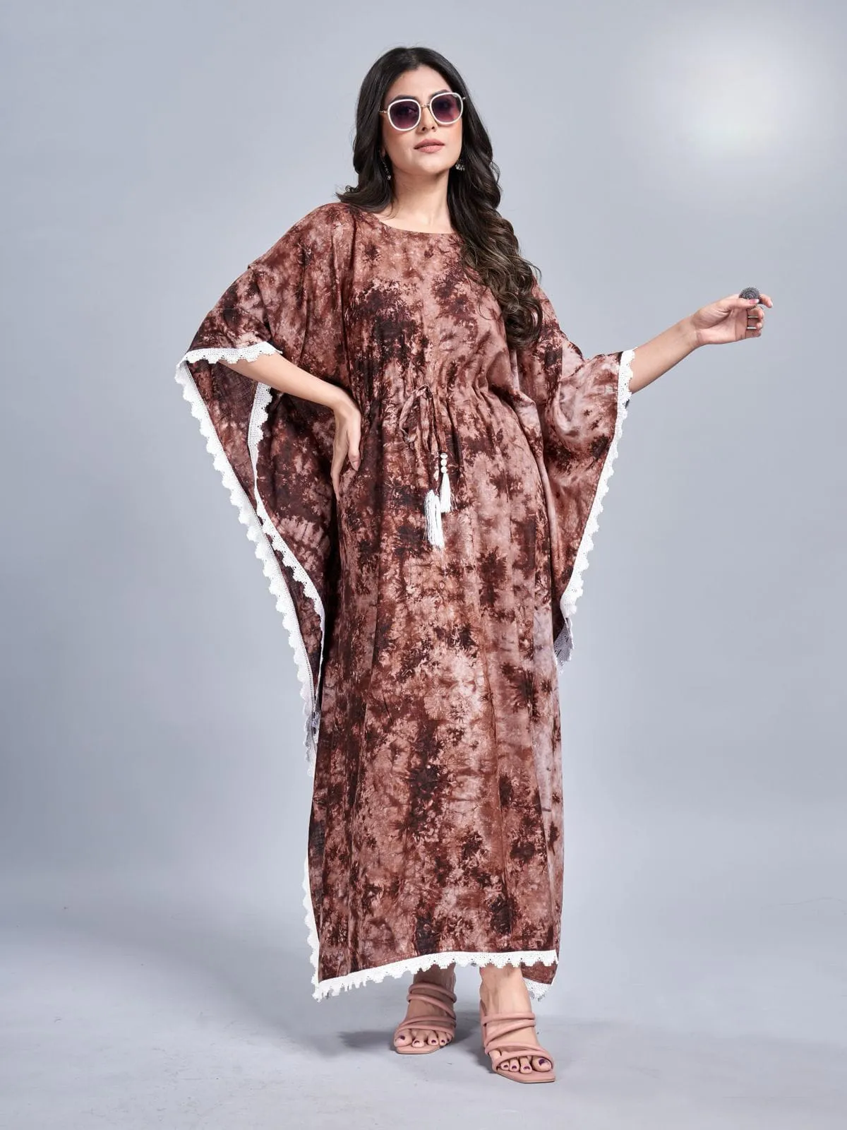 Tie Die Kaftan Dress - Image 4