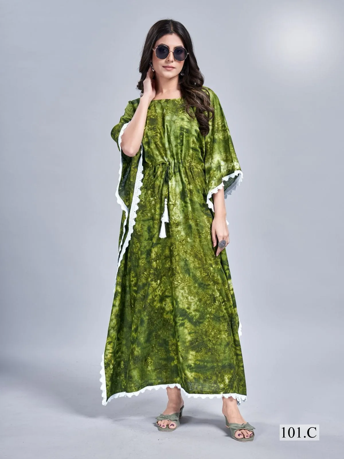 Tie Die Kaftan Dress - Image 5