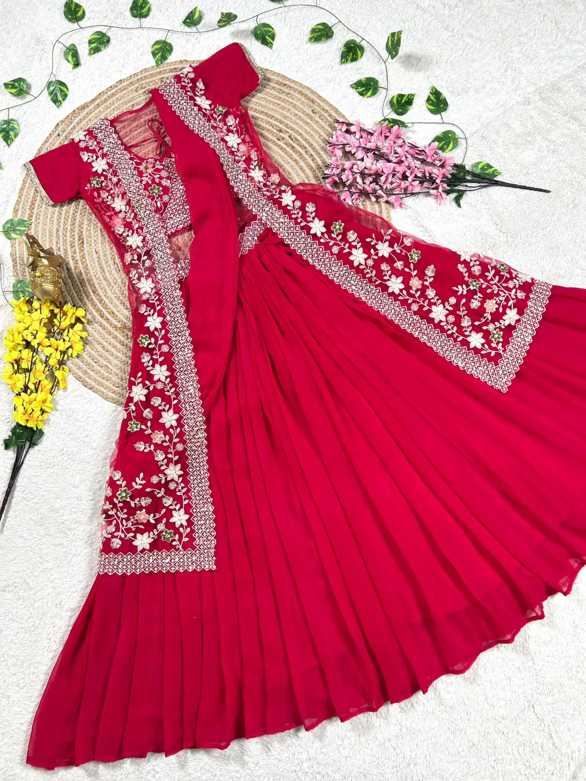 Wedding Wear Half Saree with Jacket 2025 Design - Image 2