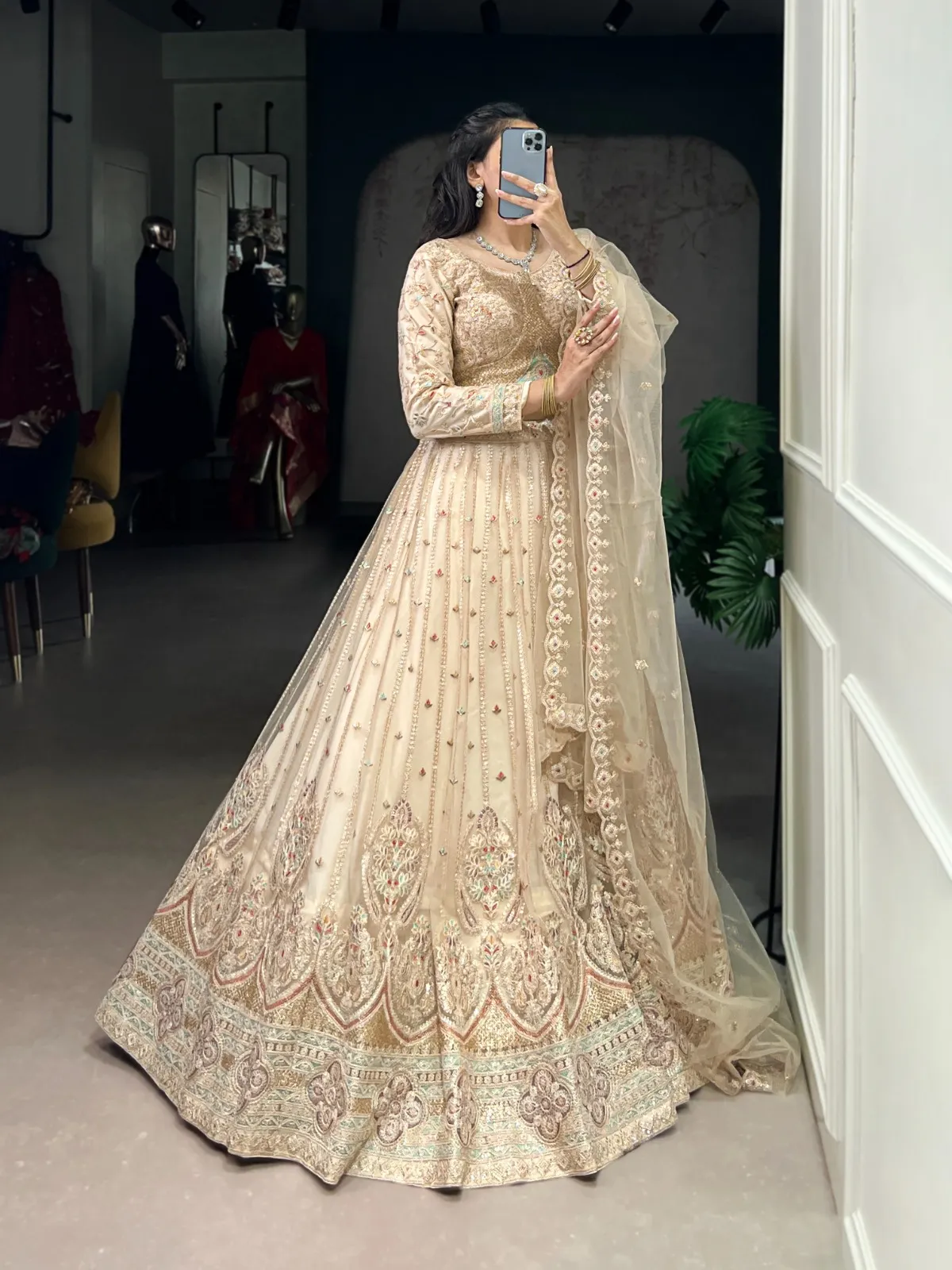 Bridesmaid Pastel Color Lehenga Choli - Image 2
