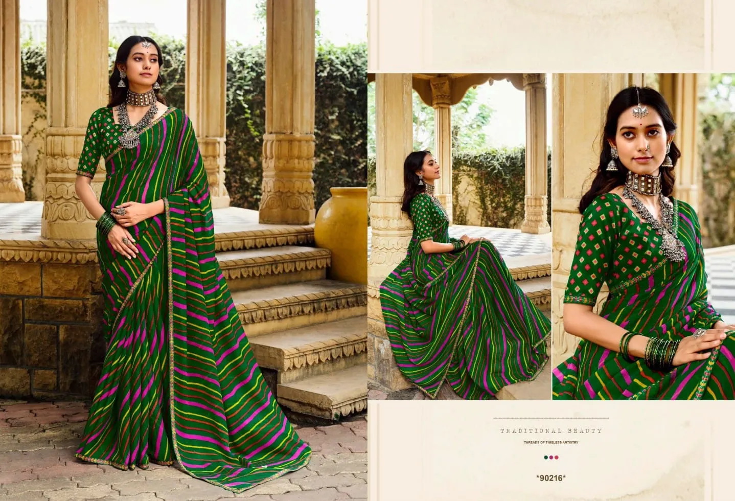 Festive Wear Traditional Sarees - Image 9