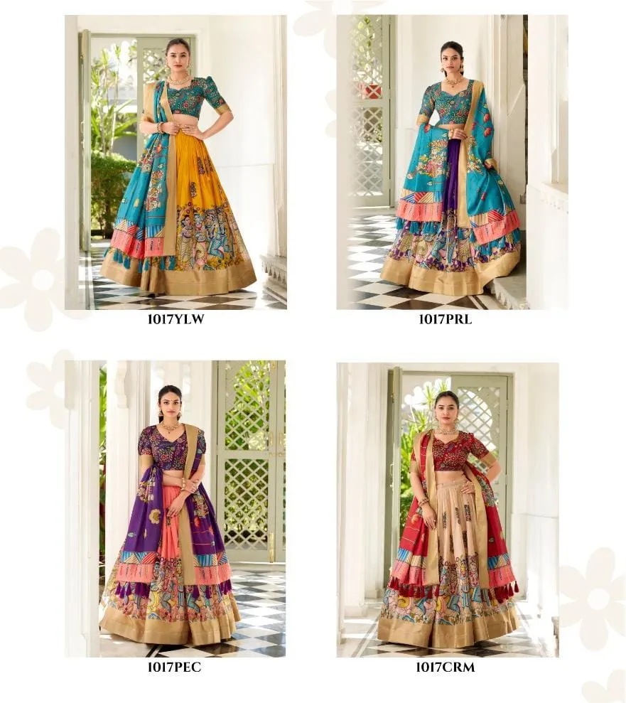 Kalamkari Printed Lehenga Choli Design - Image 7