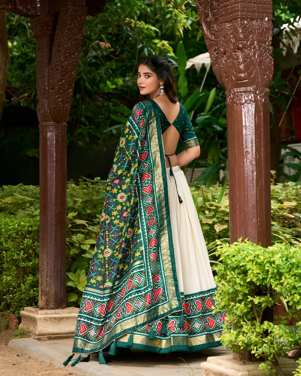 Patola Printed Chaniya Choli Design - Image 2