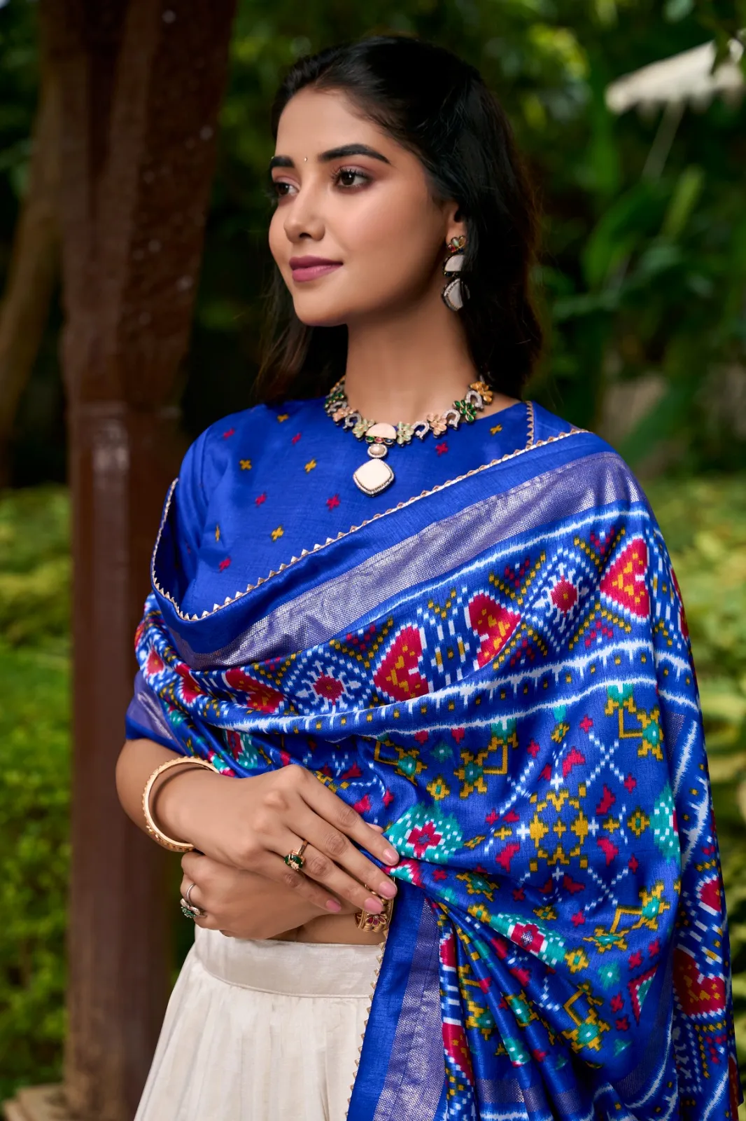 Patola Printed Chaniya Choli Design - Image 3
