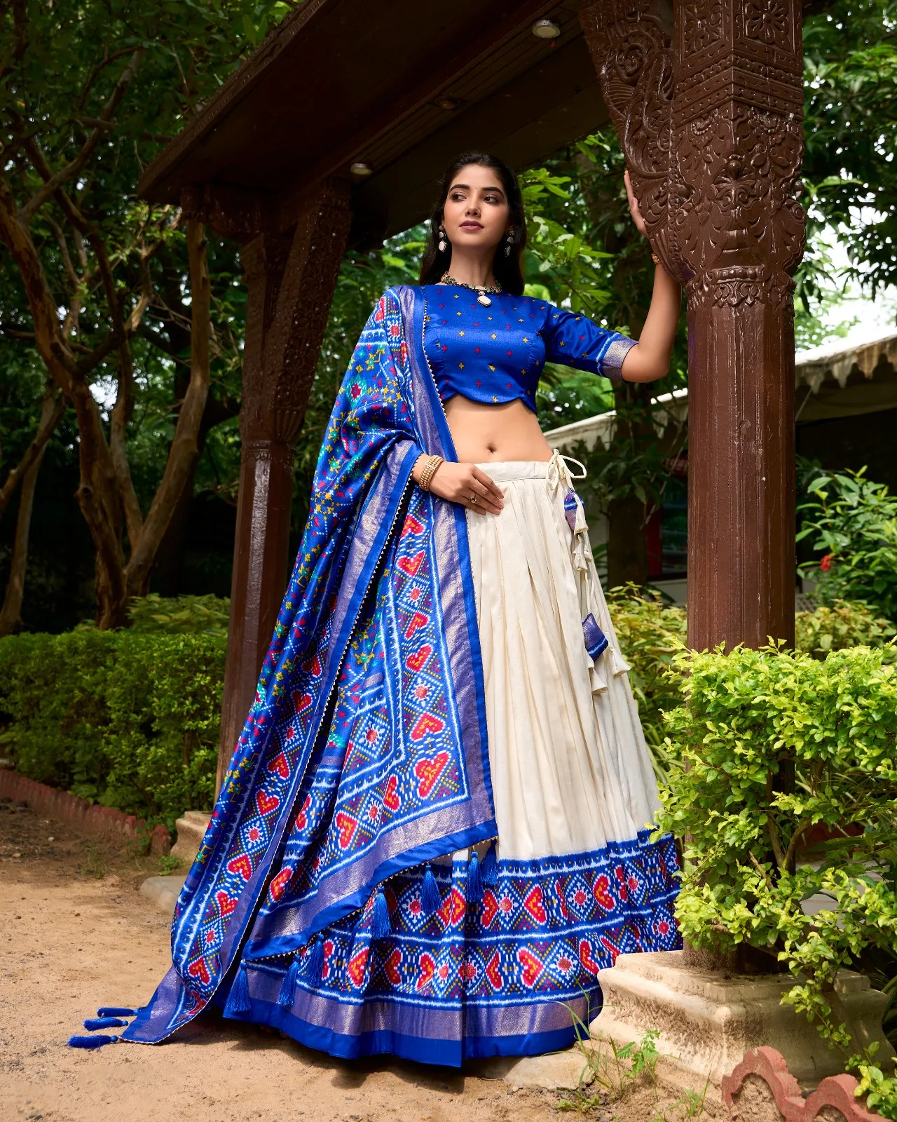 Patola Printed Chaniya Choli Design - Image 5