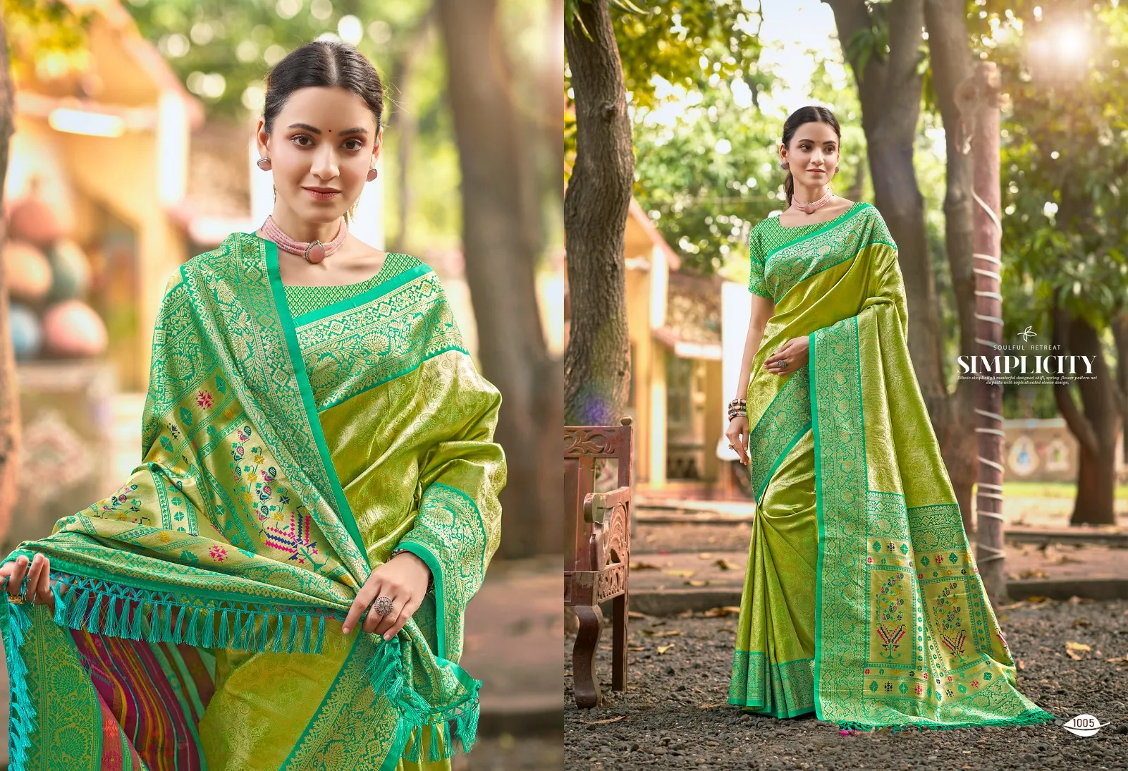 Premium Kanjivaram Silk Sarees - Image 2