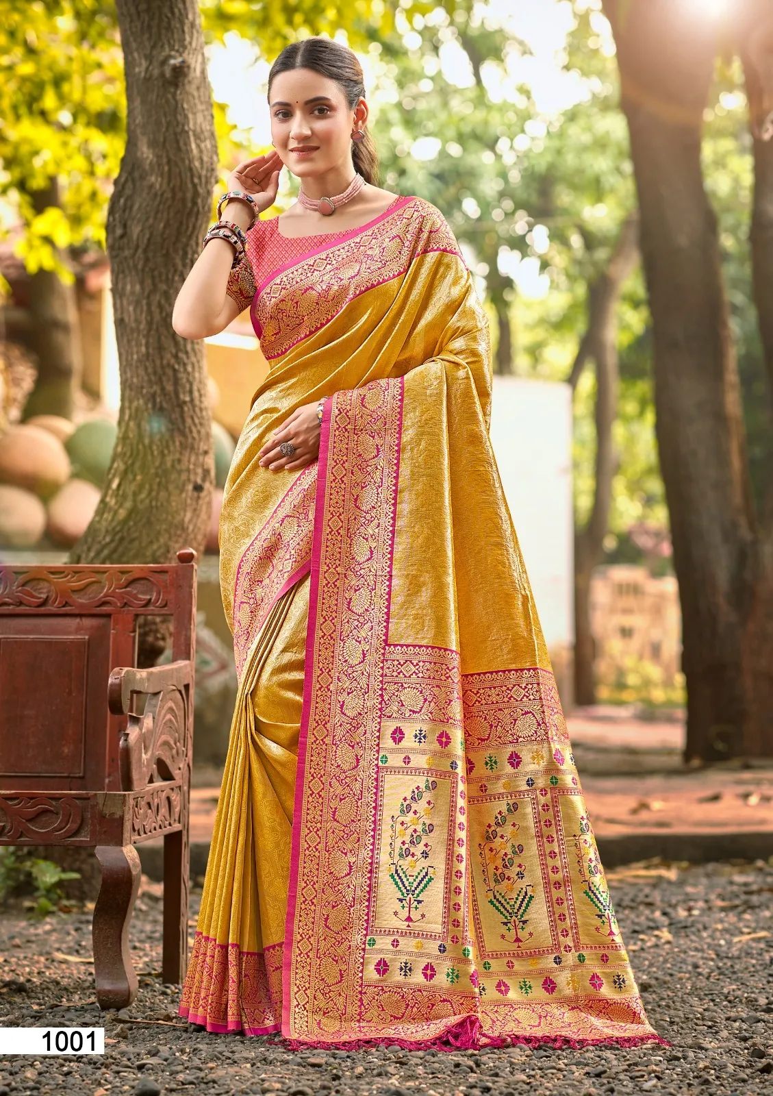 Premium Kanjivaram Silk Sarees - Image 3