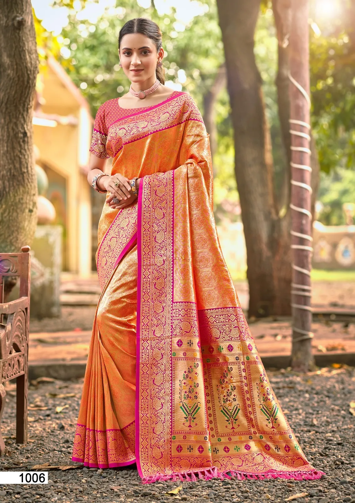 Premium Kanjivaram Silk Sarees - Image 6