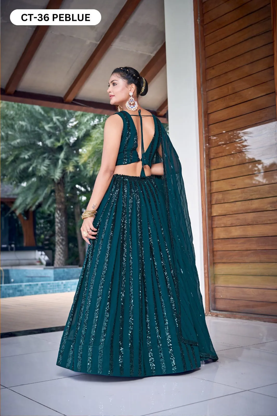 Sangeet Wear Readymade Lehenga - Image 3