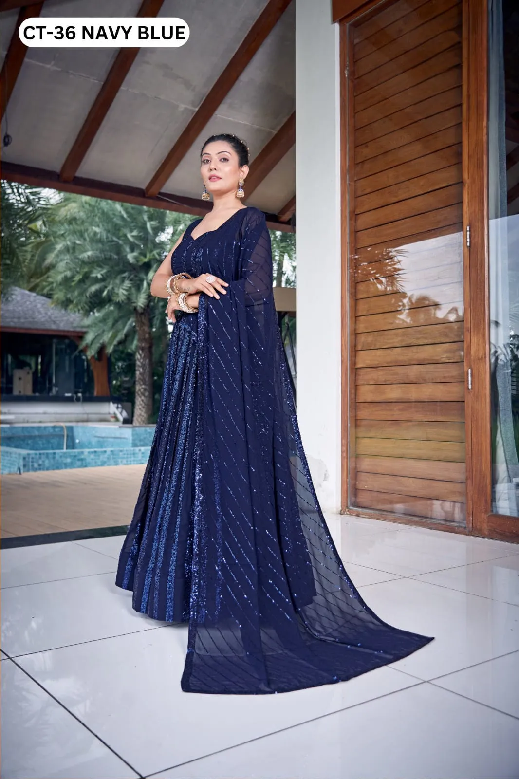Sangeet Wear Readymade Lehenga - Image 5