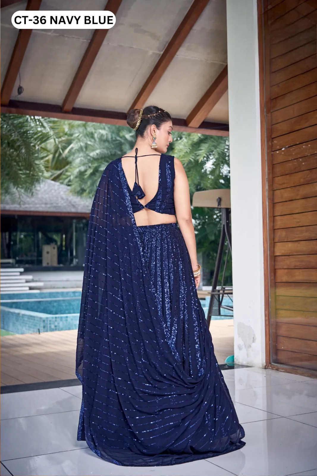 Sangeet Wear Readymade Lehenga - Image 6