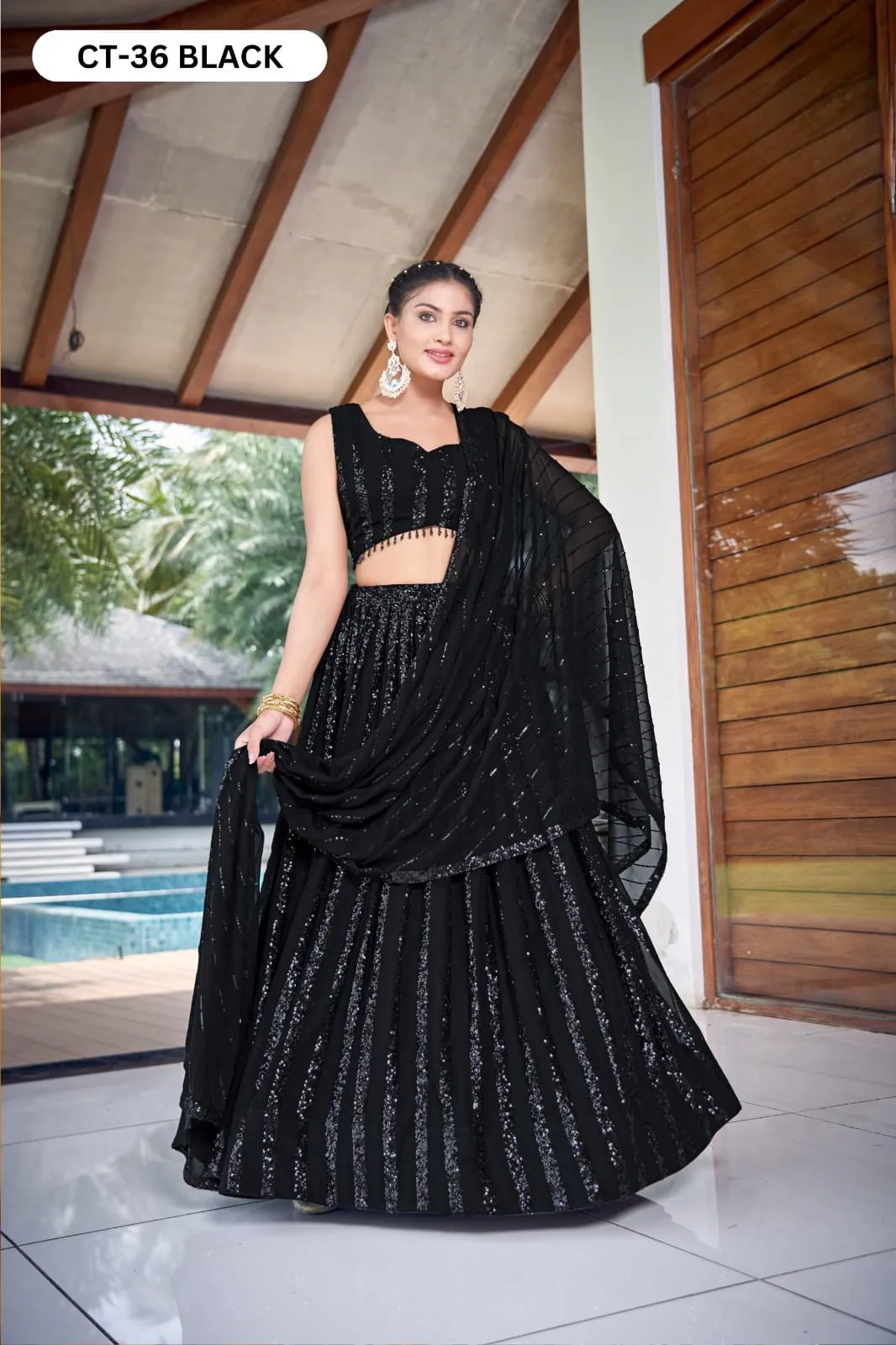 Sangeet Wear Readymade Lehenga - Image 8