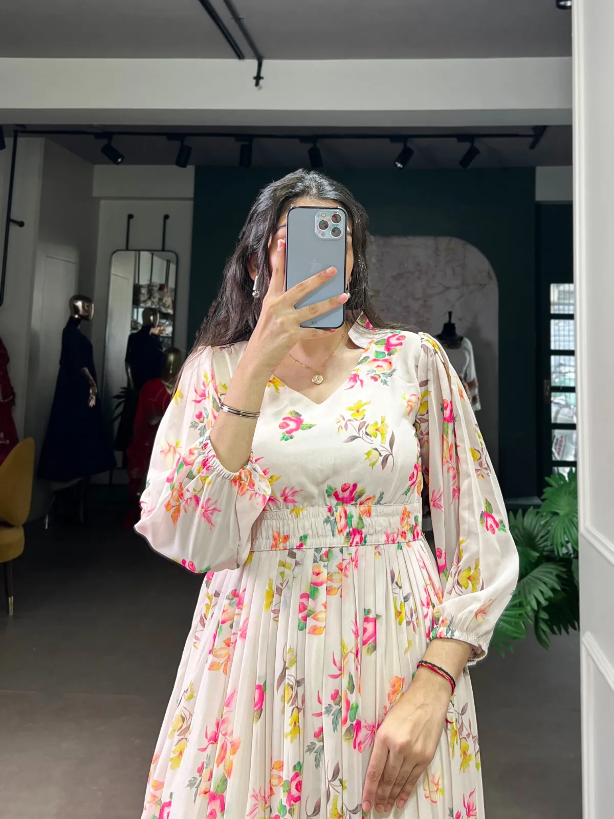 Trending Floral Printed Frock - Image 2