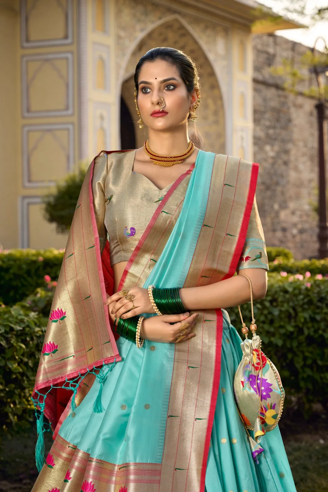 Wedding Wear Paithani Lehenga Choli - Image 2