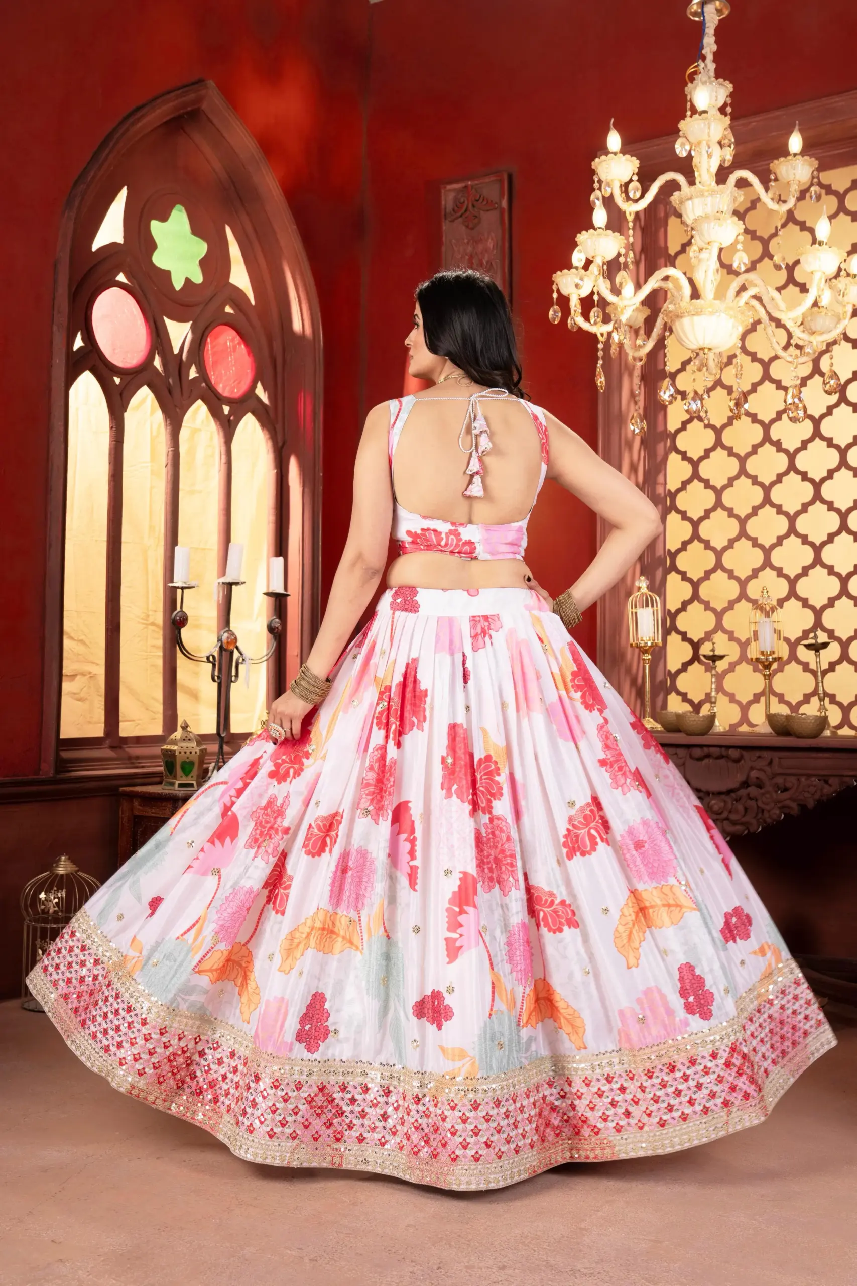 Big Waist Lehenga Choli Design Plus Size - Image 2