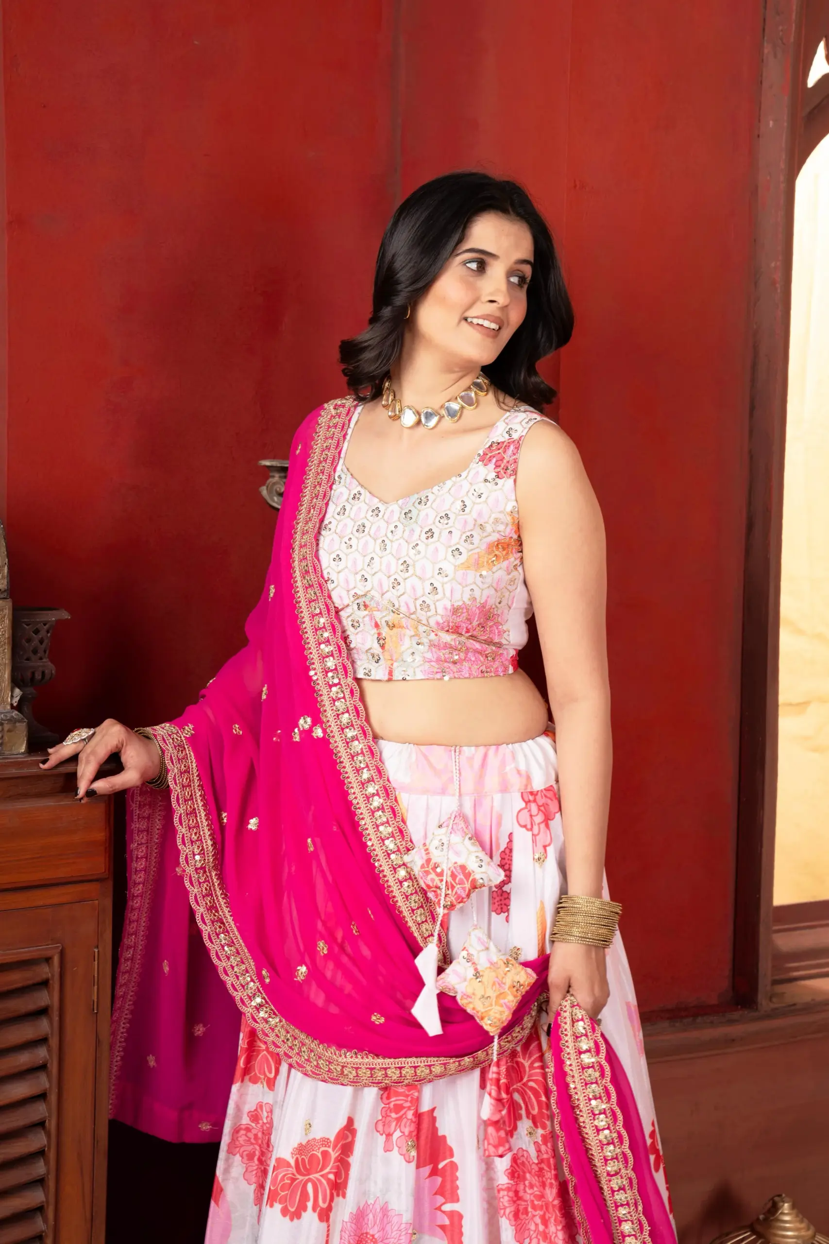 Big Waist Lehenga Choli Design Plus Size - Image 3