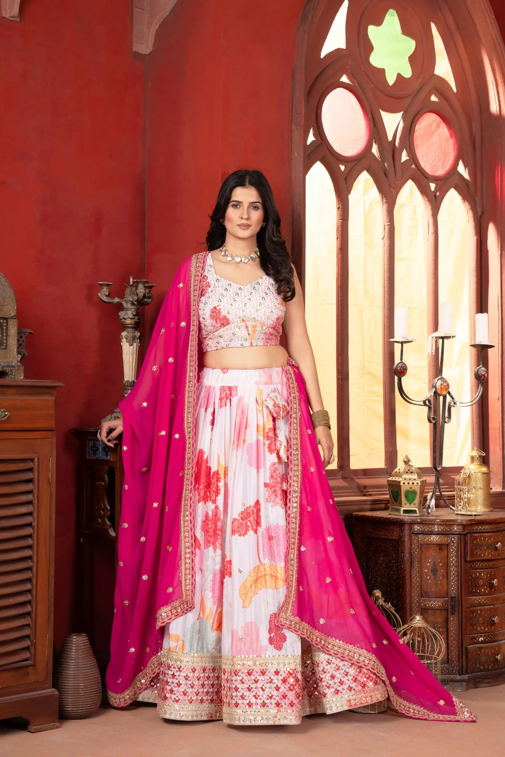 Big Waist Lehenga Choli Design Plus Size - Image 4