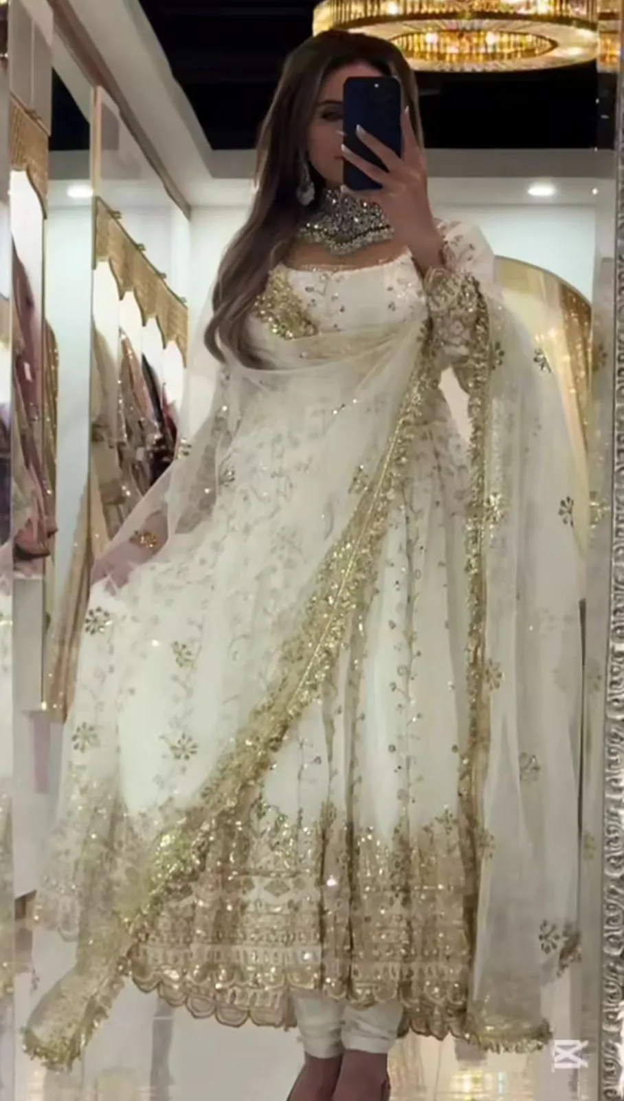 Boutique Sequence Embroidery Anarkali Suit - Image 2