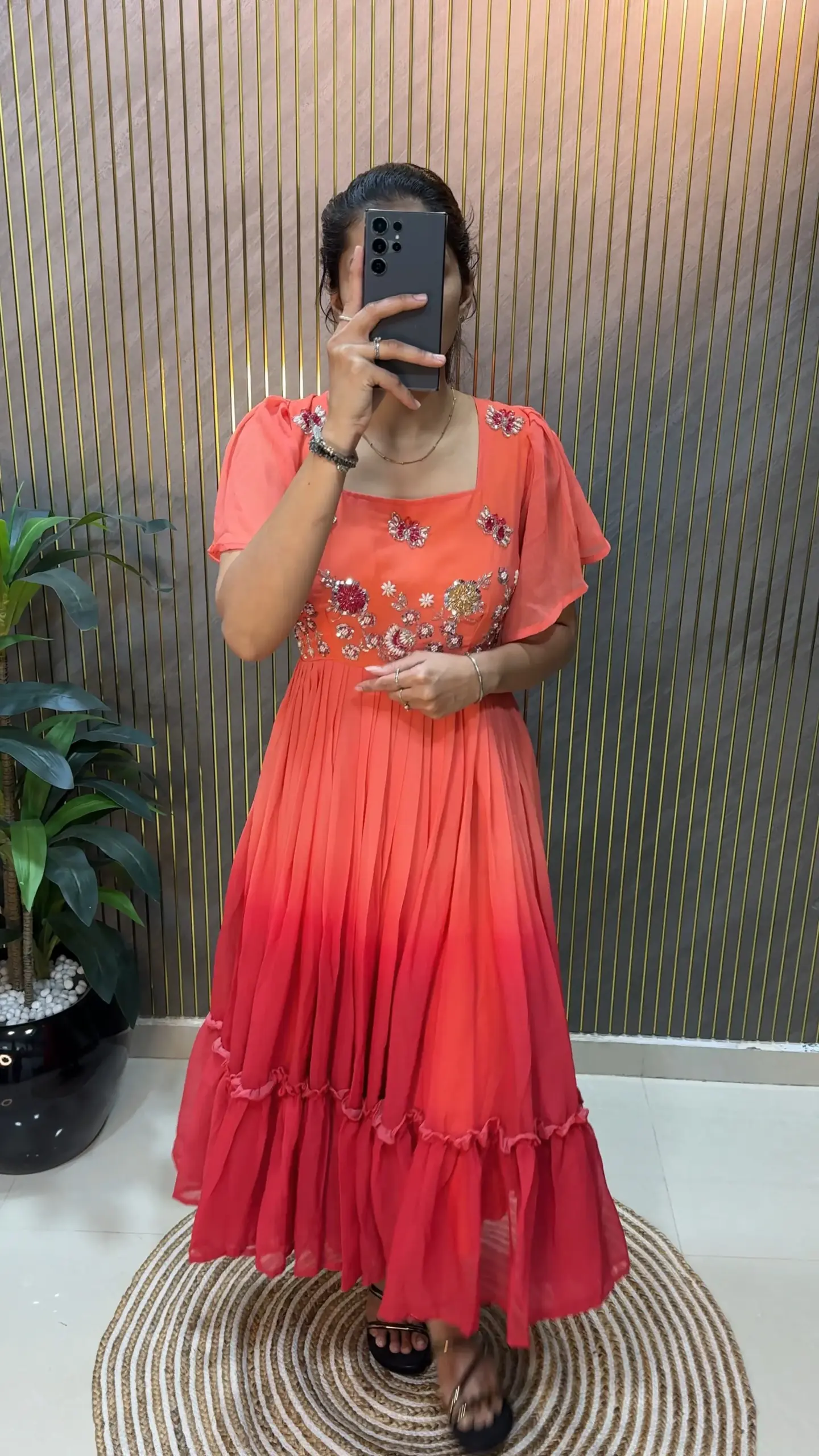 Georgette Handwork Gown for Party - Image 2