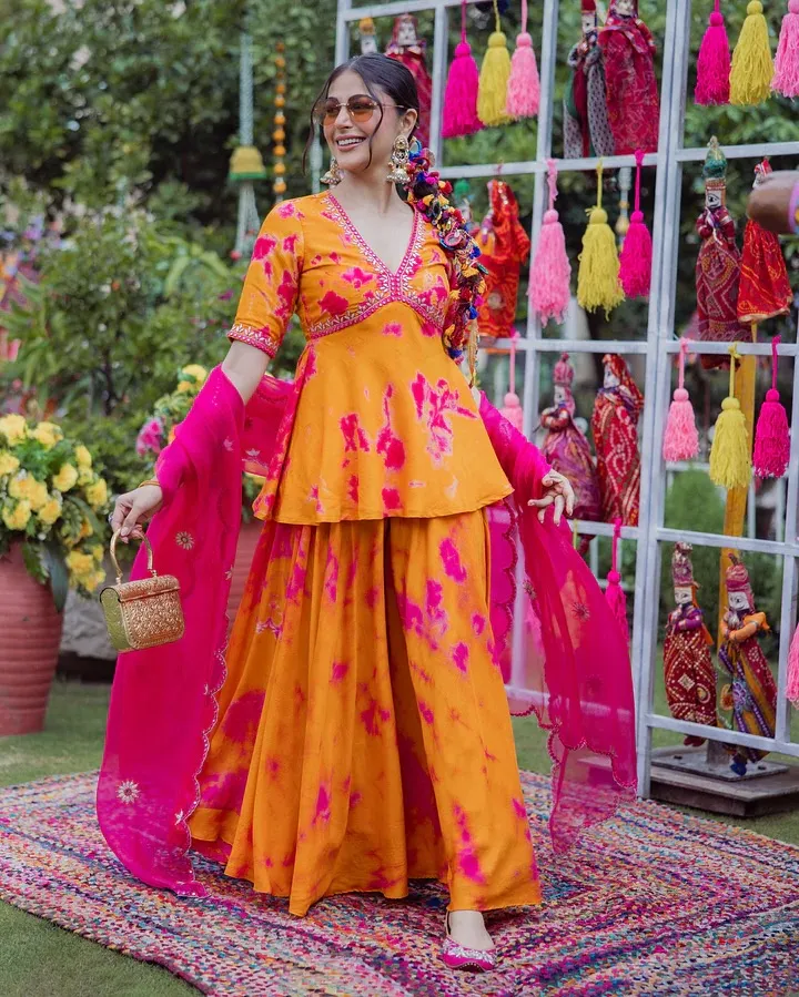 Haldi Special Designer Kurti Set - Image 2