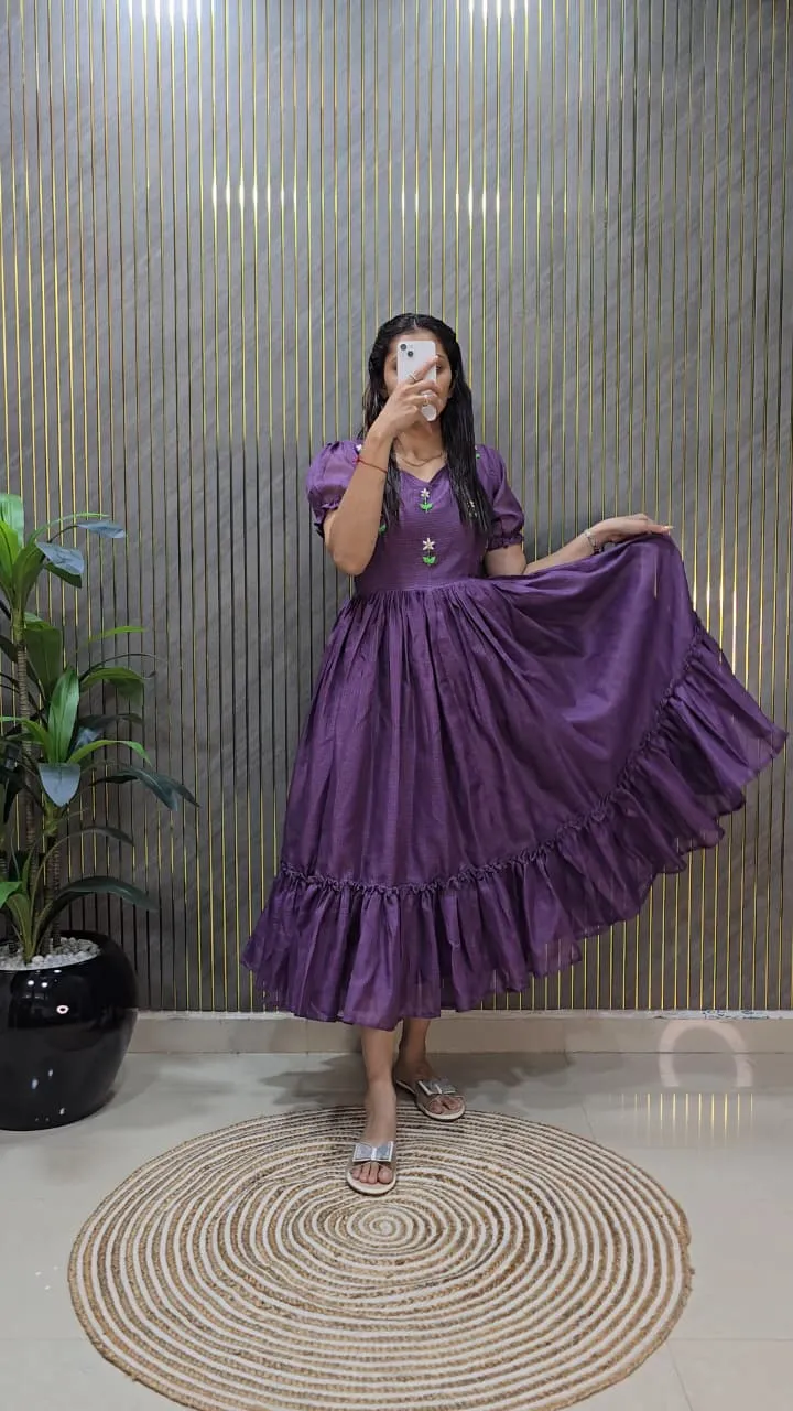 Premium Trending Handwork Gown - Image 4