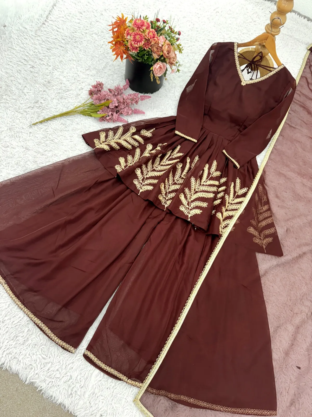 Readymade Palazzo Suits Under 1000 - Image 2