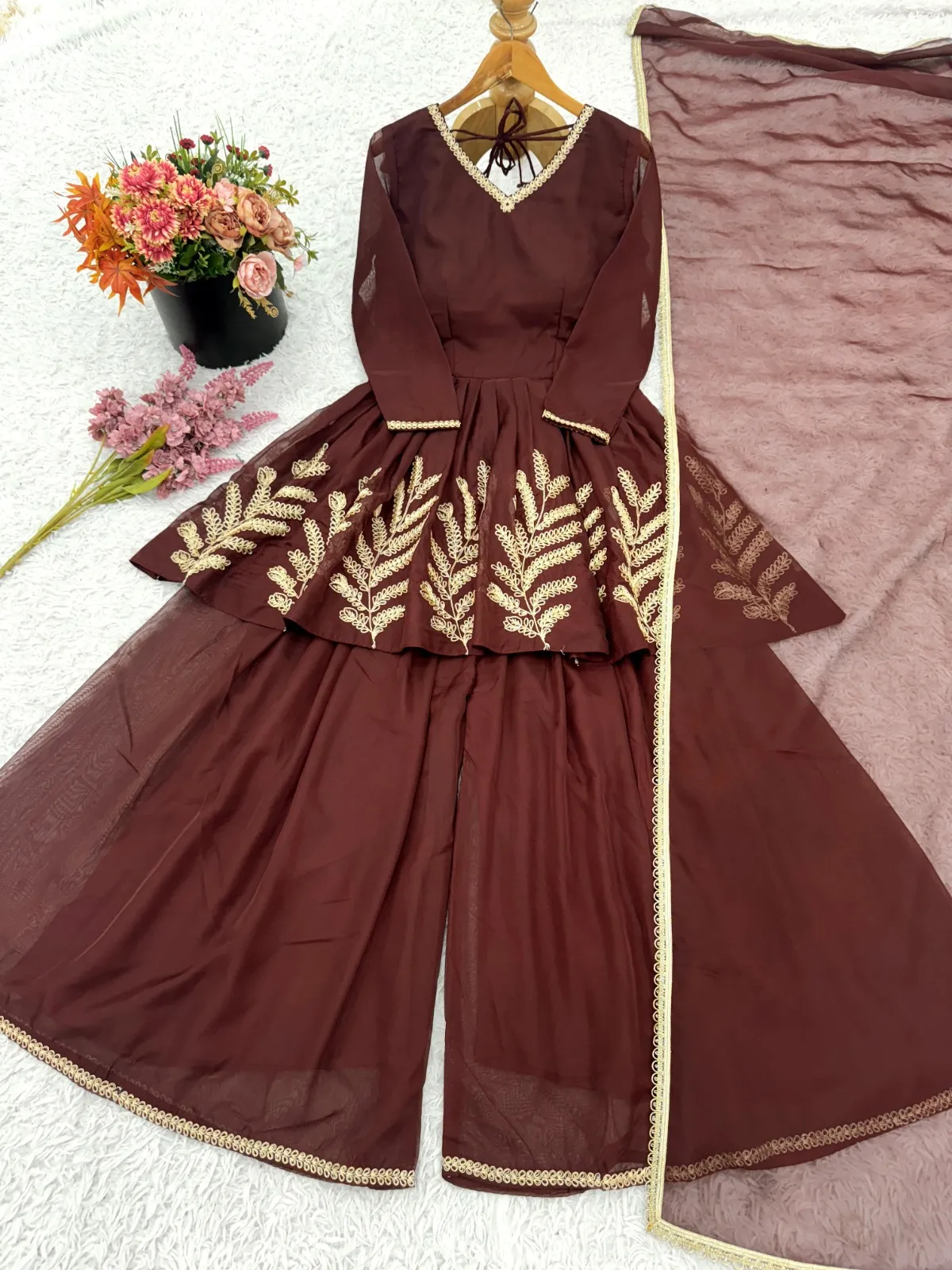 Readymade Palazzo Suits Under 1000 - Image 3