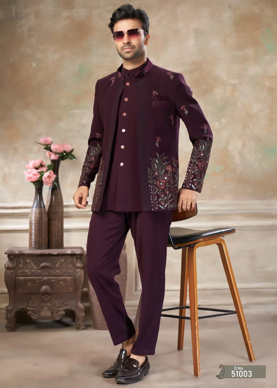 3 piece Jodhpuri Suit for Men - Image 2