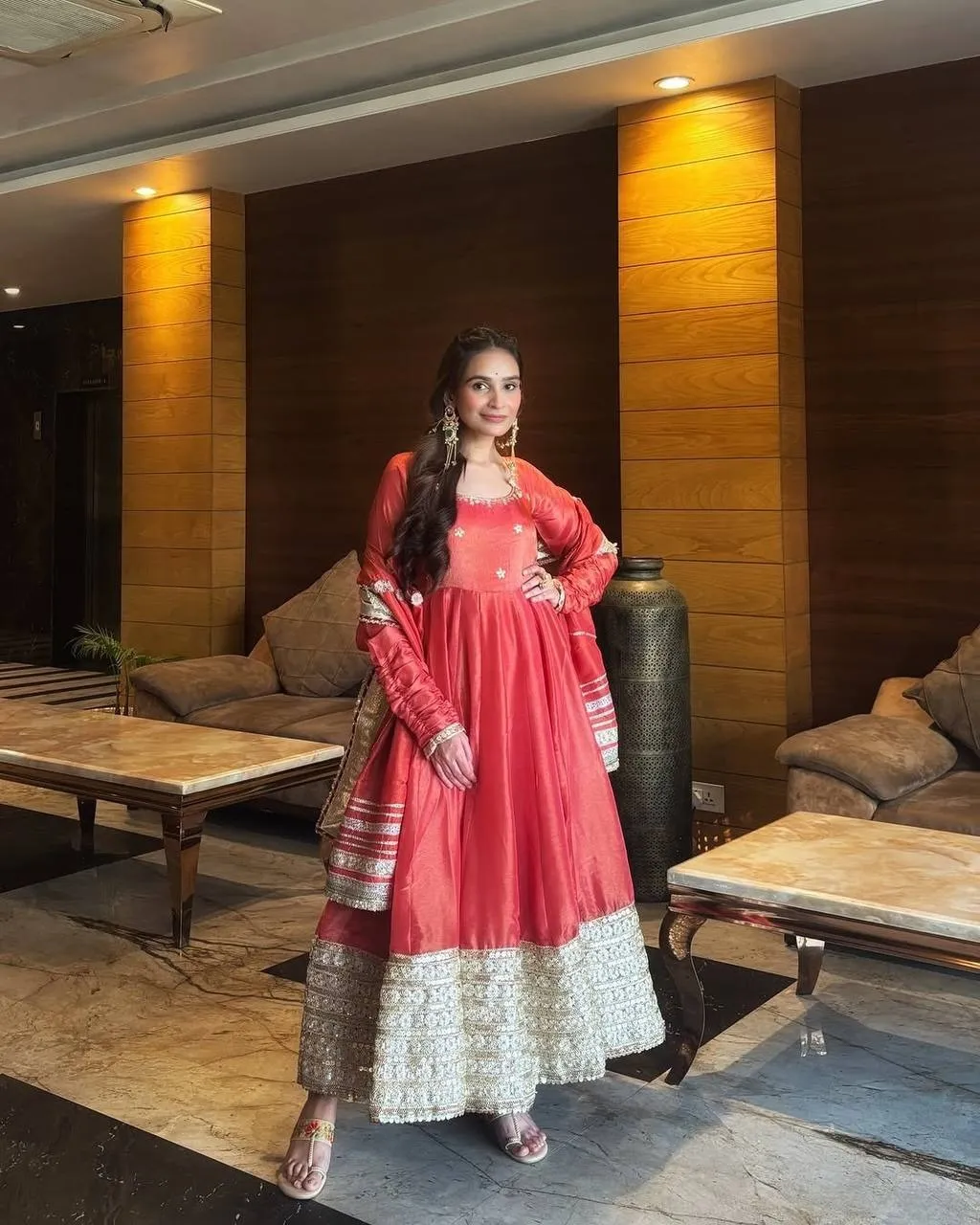 Stylish Wedding Anarkali Set