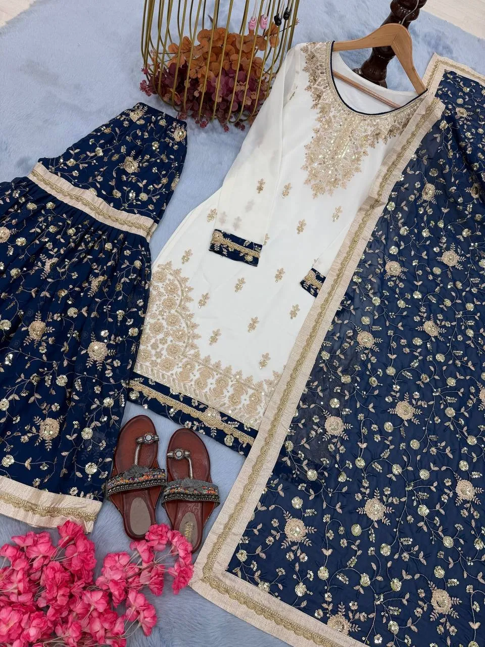 Trending Readymade Pakistani Garara Salwar Dress - Image 2