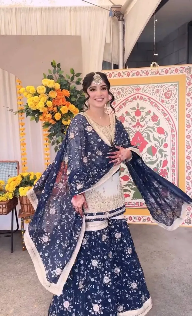 Trending Readymade Pakistani Garara Salwar Dress - Image 5